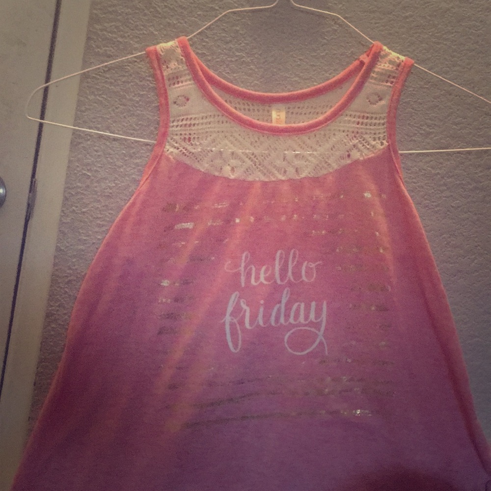 Pink summer top